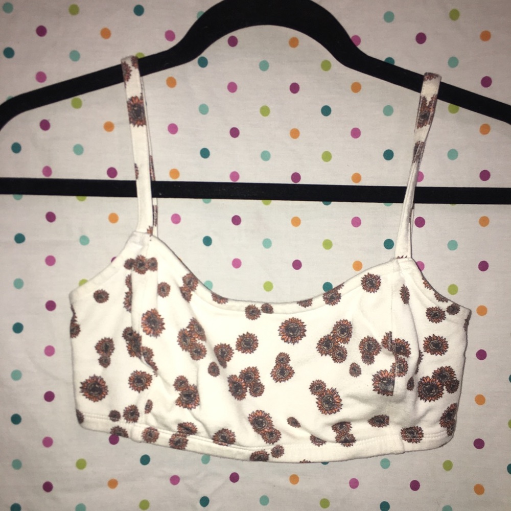 Floral Bralette Bra Top